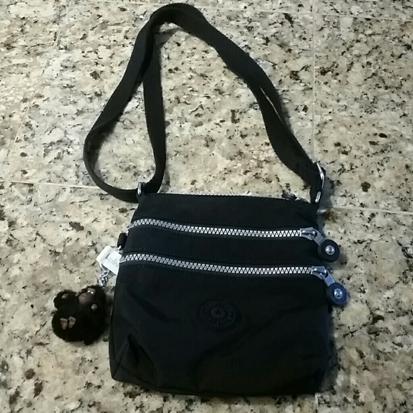 small black kipling crossbody bag